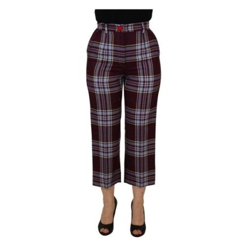 Cropped Trousers Dolce & Gabbana , Multicolor , Dames