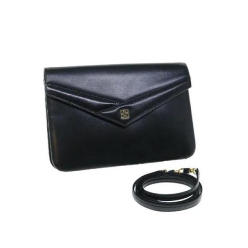 Pre-owned Leather shoulder-bags Givenchy Pre-owned , Black , Dames