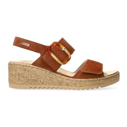 Flat Sandals Mephisto , Brown , Dames