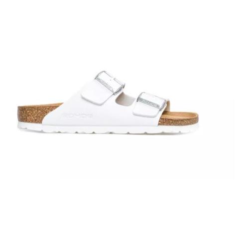 Flat Sandals Rohde , White , Dames
