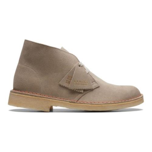 Klassieke Desert Boot - Beige Clarks , Beige , Heren