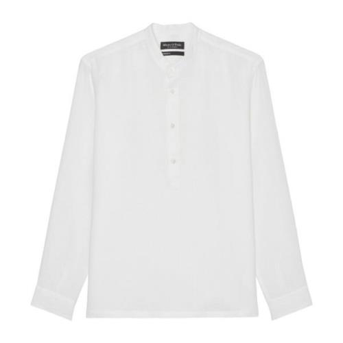 Slip-on shirt regular Marc O'Polo , White , Heren