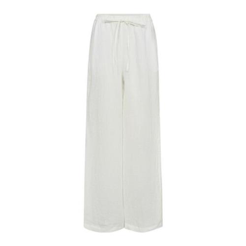 Loisecc Linen Long Pant Wit Co'Couture , White , Dames