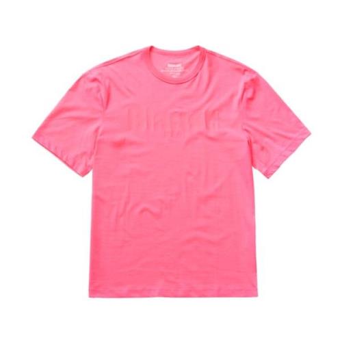 Heren Katoenen Jersey T-Shirt Blauer , Pink , Heren