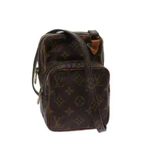 Pre-owned Canvas louis-vuitton-bags Louis Vuitton Vintage , Brown , Da...