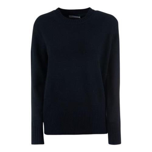 Zwarte Cashmere Crew Neck Sweater Calvin Klein , Black , Dames