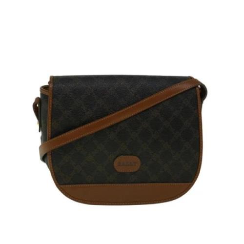 Pre-owned Canvas shoulder-bags Bally Pre-owned , Brown , Dames