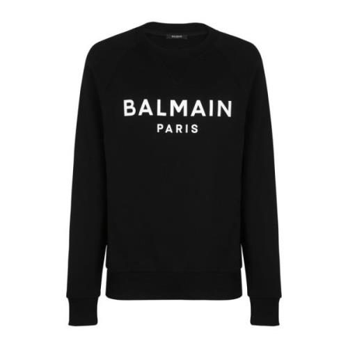 Paris sweatshirt Balmain , Black , Heren