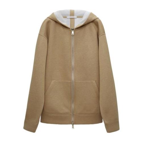 Oversized Hoodie Jas Adored Beige Dorothee Schumacher , Brown , Dames