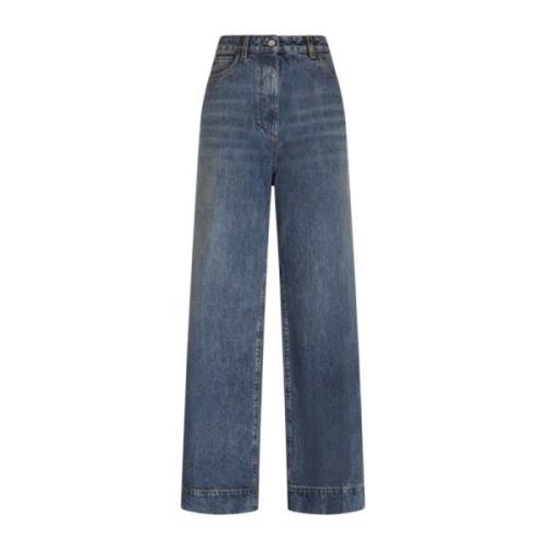 Wide Jeans Etro , Blue , Dames