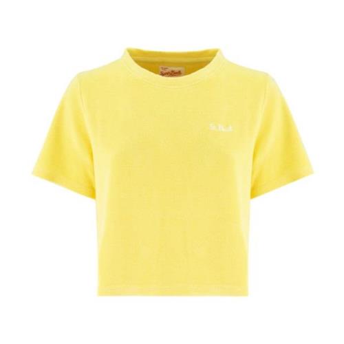 T-Shirts MC2 Saint Barth , Yellow , Dames