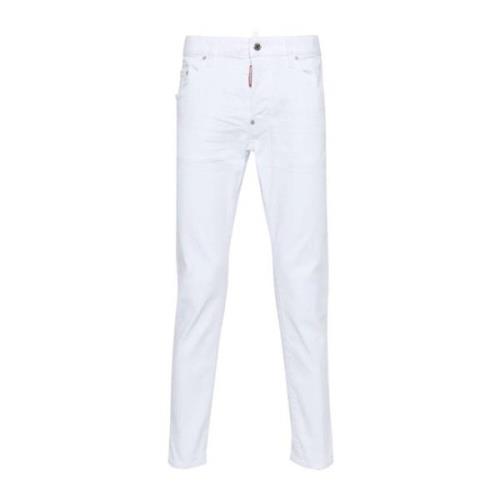 Slim-fit Jeans Dsquared2 , White , Heren