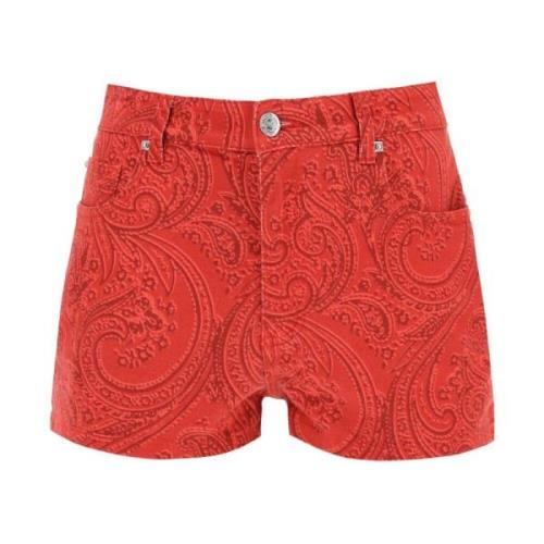 Shorts Etro , Red , Dames