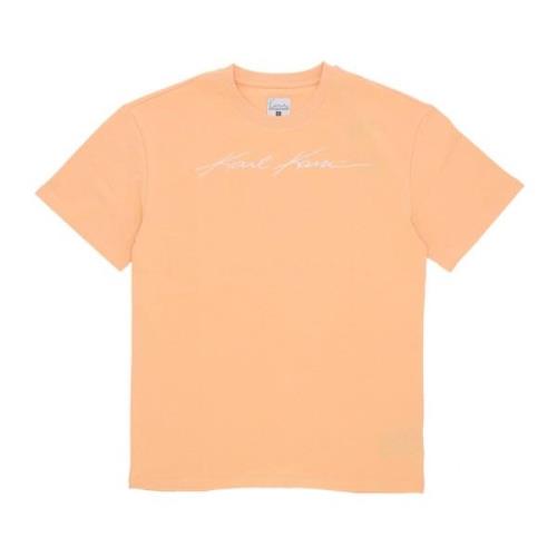 T-Shirts Karl Kani , Orange , Heren