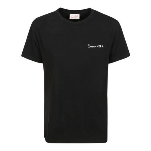 T-Shirts MC2 Saint Barth , Black , Dames