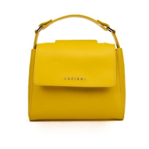 Handbags Orciani , Yellow , Dames