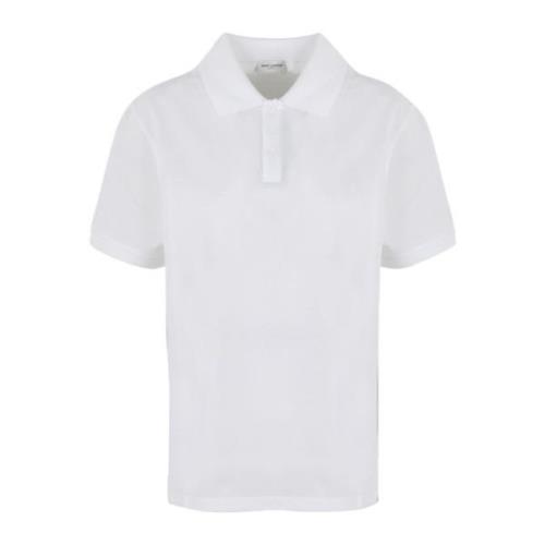 Polo Shirts Saint Laurent , White , Heren