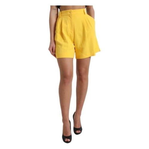 Short Shorts Dolce & Gabbana , Yellow , Dames