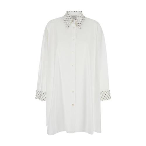 Shirt Dresses Forte Forte , White , Dames