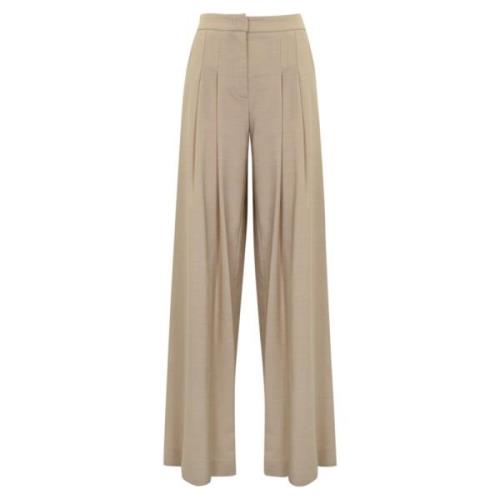 Wide Trousers MVP wardrobe , Beige , Dames