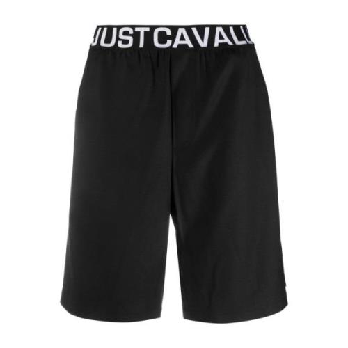 Shorts Just Cavalli , Black , Heren