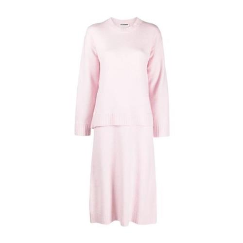 Midi Dresses Jil Sander , Pink , Dames