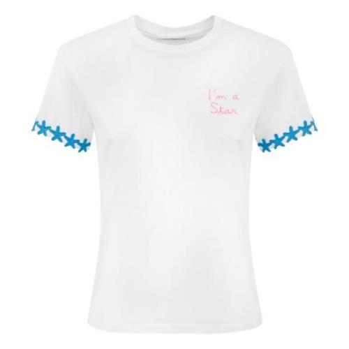 T-Shirts MC2 Saint Barth , White , Dames