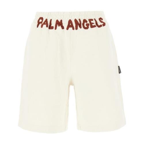 Stijlvolle Bermuda Shorts voor Mannen Palm Angels , White , Heren