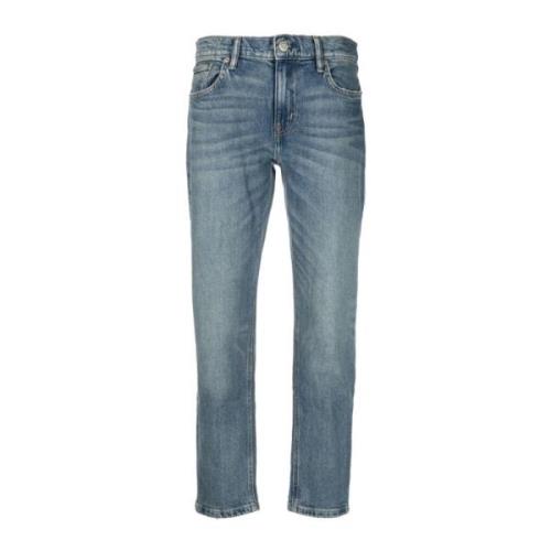 Blauwe Straight Jeans voor Vrouwen Ralph Lauren , Blue , Dames