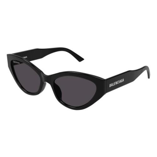 Zwart/Donkergrijze Zonnebril Balenciaga , Black , Dames