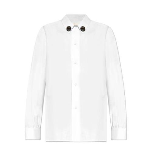 Katoenen overhemd Jil Sander , White , Dames