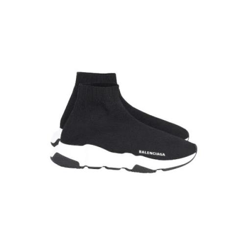 Pre-owned Polyester sneakers Balenciaga Vintage , Black , Dames