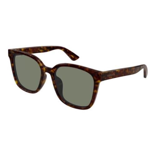 Havana Green Sunglasses Gg1346Sk Gucci , Brown , Heren