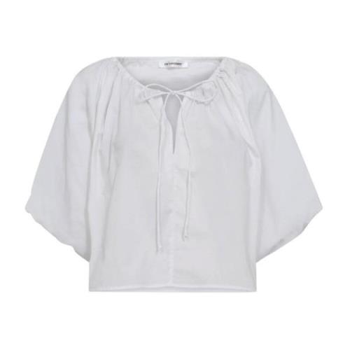 Primacc Puff Blouse 4000-Wit Co'Couture , White , Dames