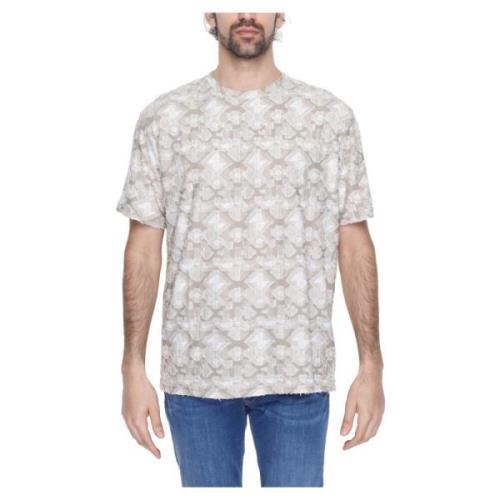 Heren T-shirt Lente/Zomer Collectie Antony Morato , Beige , Heren