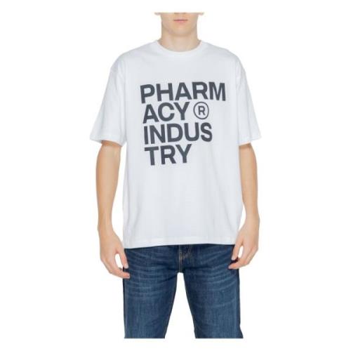 Heren T-shirt Lente/Zomer Collectie 100% Katoen Pharmacy Industry , Wh...