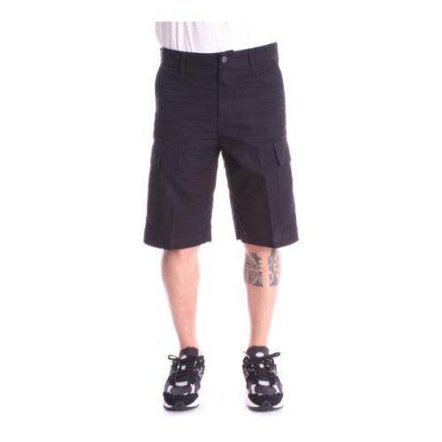 Stijlvolle Casual Shorts voor Mannen Carhartt Wip , Black , Heren