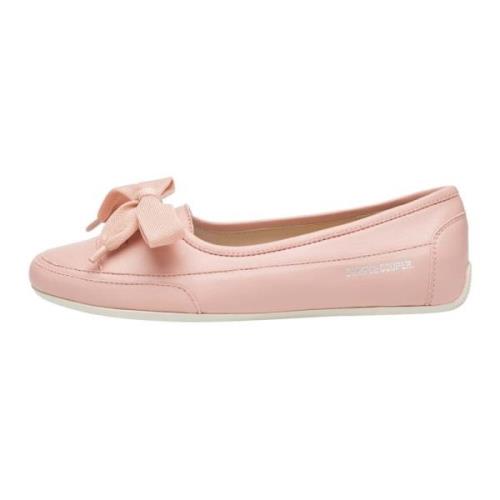 Leather ballet flats Candy BOW Candice Cooper , Pink , Dames