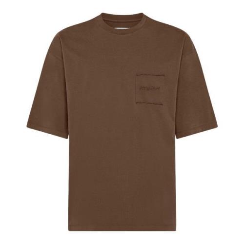 Maurice Essence T-shirt in walnootbruin Philippe Model , Brown , Heren
