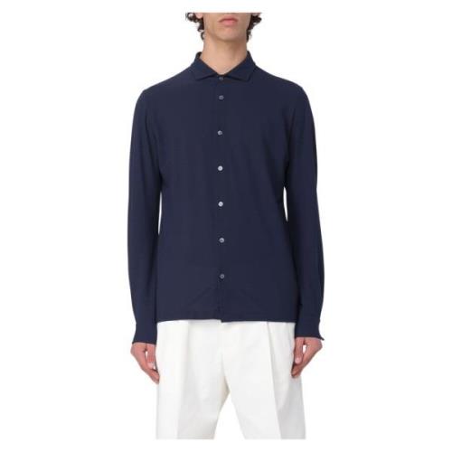 Klassieke Polo Shirt Zanone , Blue , Heren