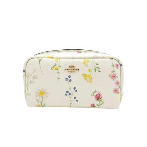 Pre-owned Cotton clutches Coach Pre-owned , White , Dames