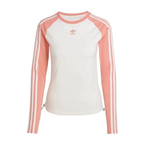 Stijlvolle Longsleeve Adidas , White , Dames