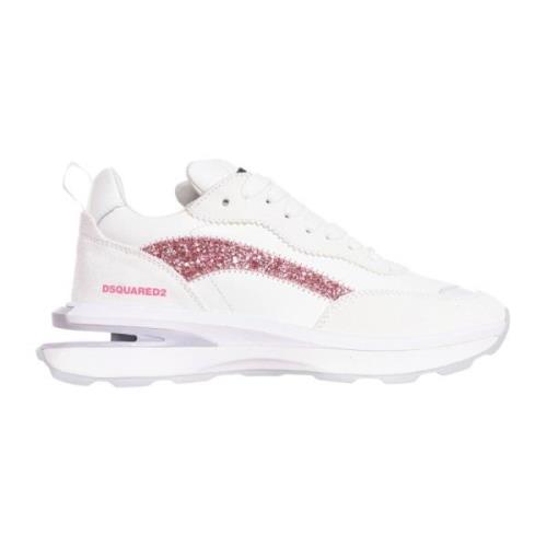 Mid-Top Sportieve Sneakers Dsquared2 , White , Dames