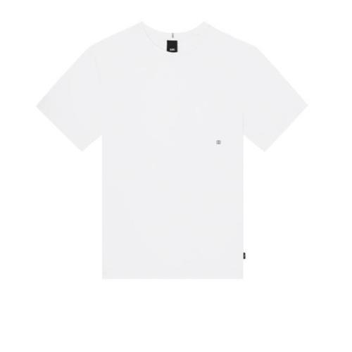 Stijlvol T-shirt met Girogola Design Duno , White , Heren
