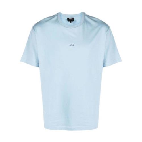 Kyle Light Blue T-shirts en Polos A.p.c. , Blue , Heren