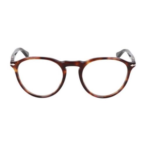 Ronde Acetaatframebril Persol , Brown , Unisex