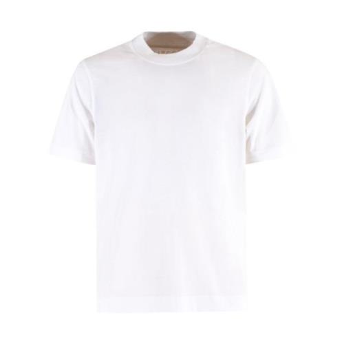 Witte Jersey Piquet T-Shirt Circolo 1901 , White , Heren