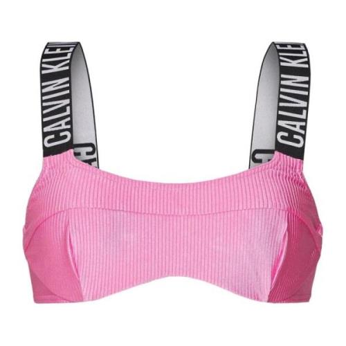 Lente/Zomer Dames Bralette Badpak Calvin Klein , Pink , Dames