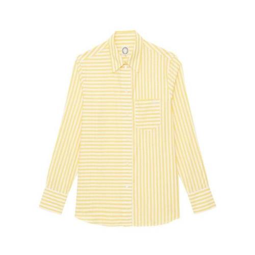 Gele Gestreepte Maureen Shirt Ines De La Fressange Paris , Yellow , Da...