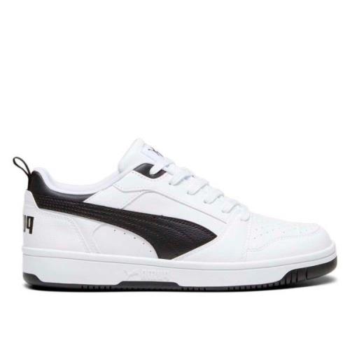 Lage Rebound V6 Sneakers Wit-Zwart Puma , White , Heren